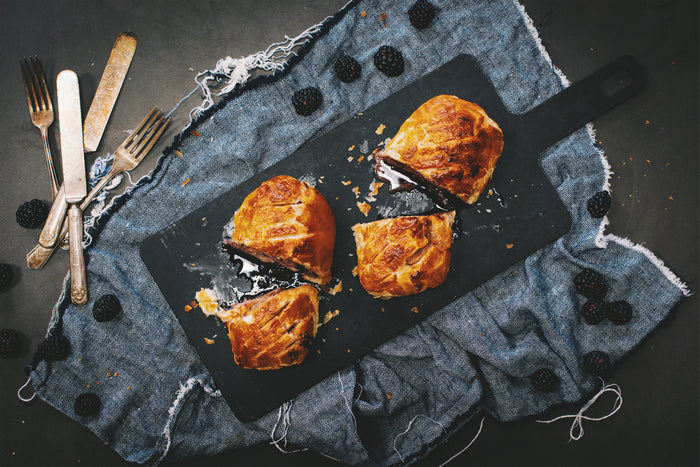 duck breast in bread