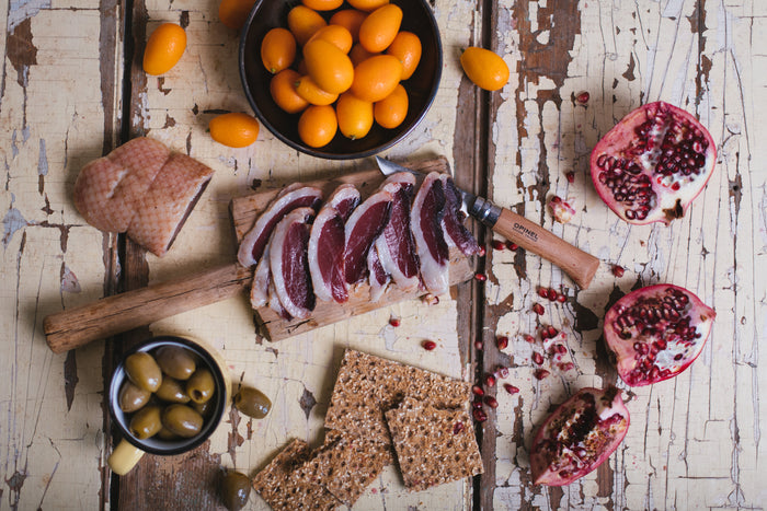 duck breast prosciutto