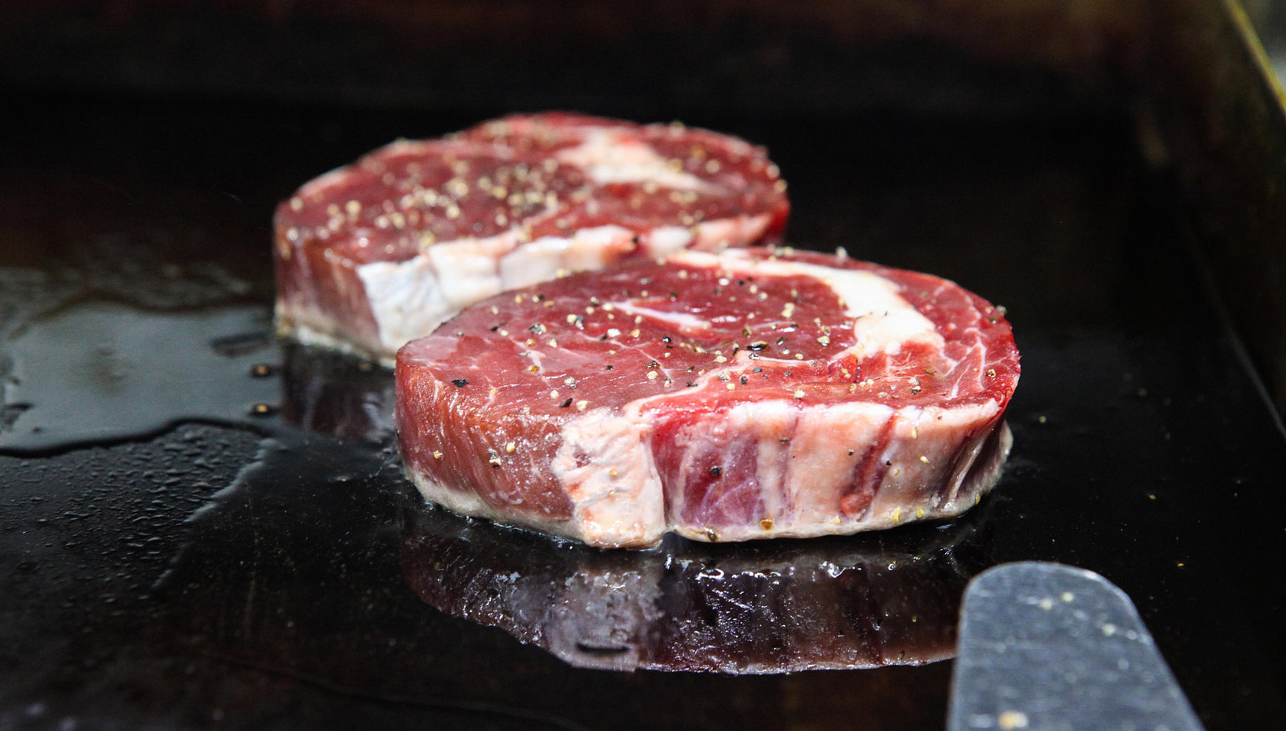 two steaks