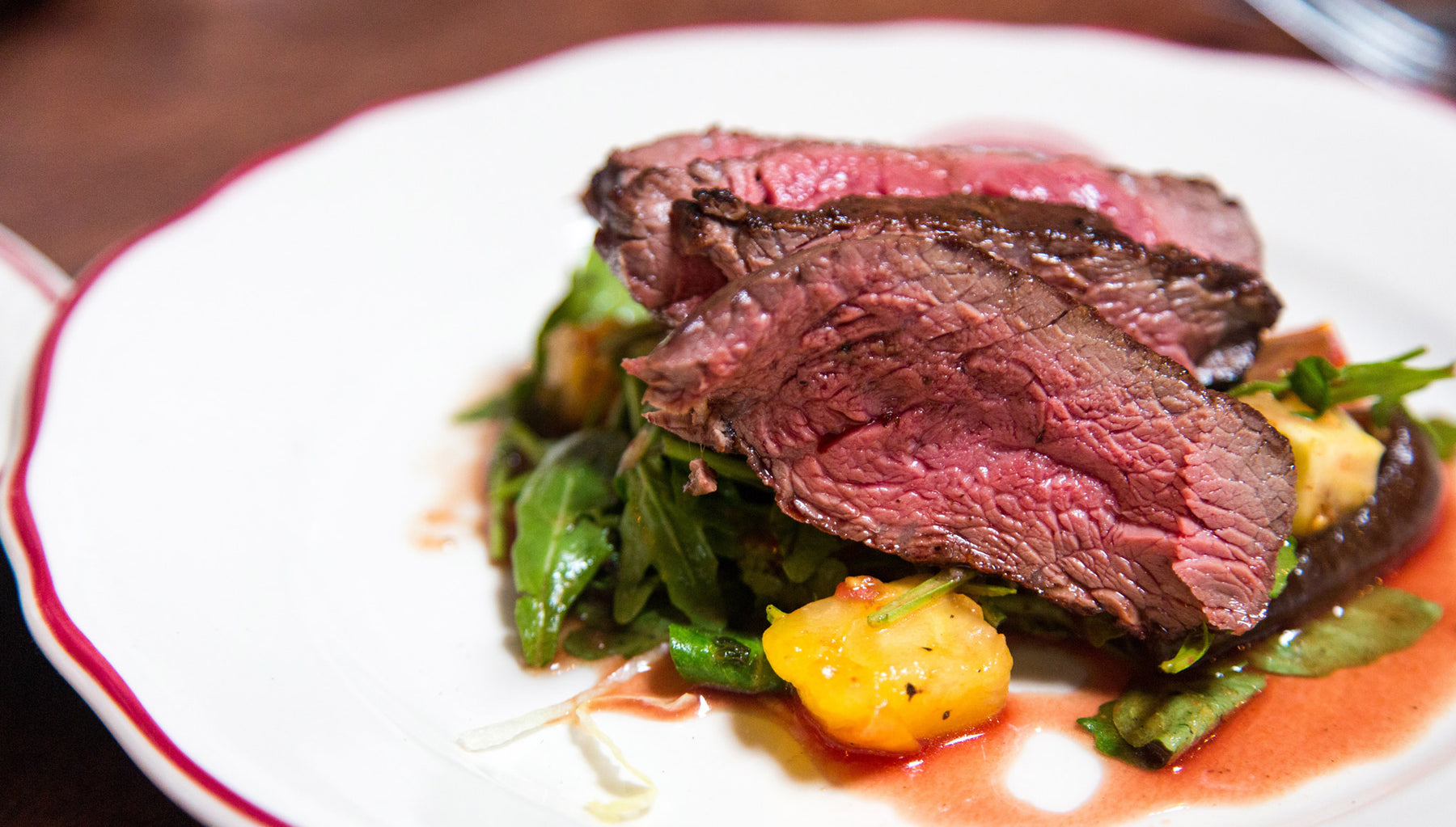 medium rare steak